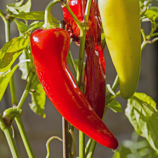 Organic (F3 Hybrid) Banana Pepper(Red) Seeds(Pack Of - 20 Seeds)