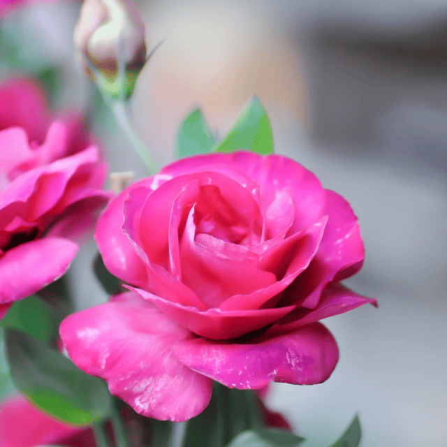 Red Nandini Flower Plant / Red Lisianthus (Eustoma grandiflorum)