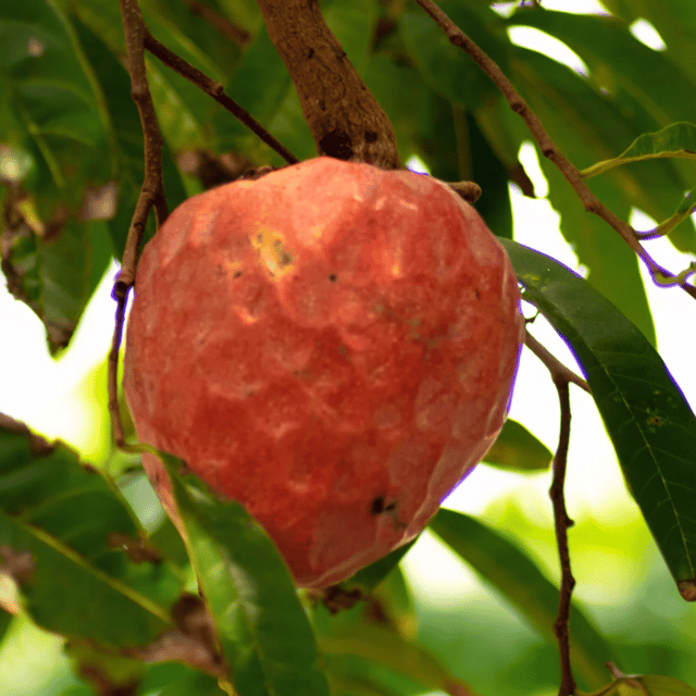 Red Custard Apple Fruit Plant-(Grafted)