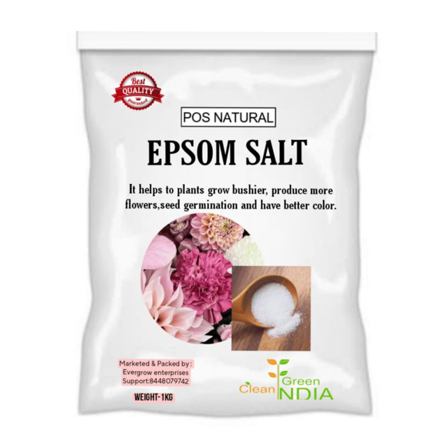 POS NATURAL Epsom Salt for Plants Growth | Organic Fertilizer for Plants