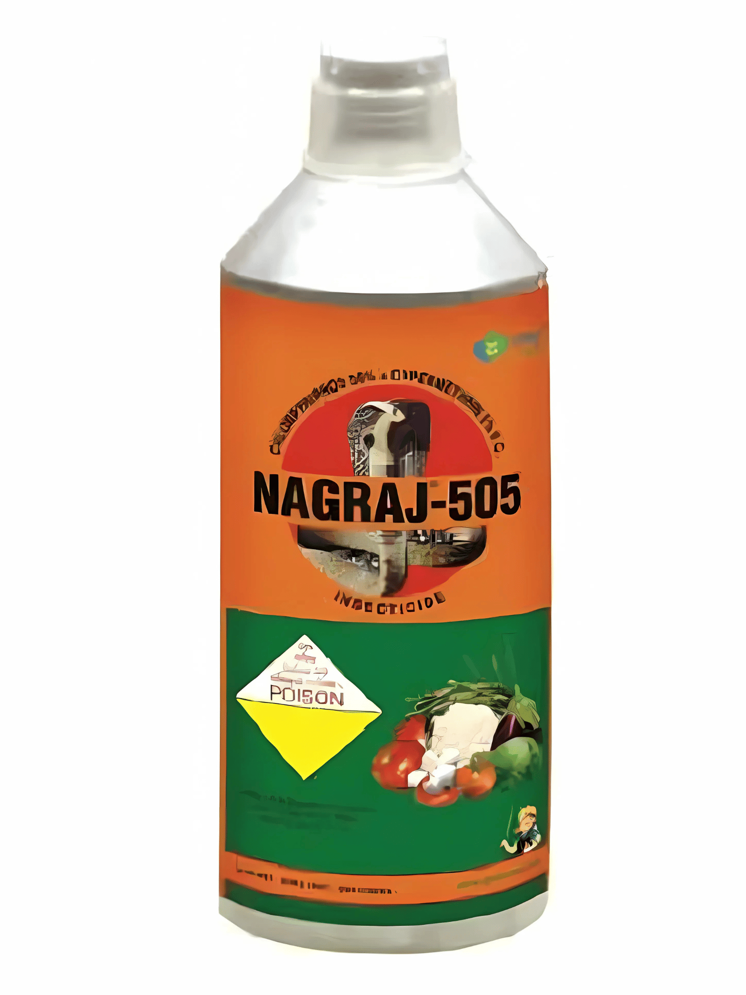 CROP CHEMICALS NAGRAJ-505 Chlorpyriphos 50% + Cypermethrin 5% EC Insecticide(NAGRAJ-505-100ml)