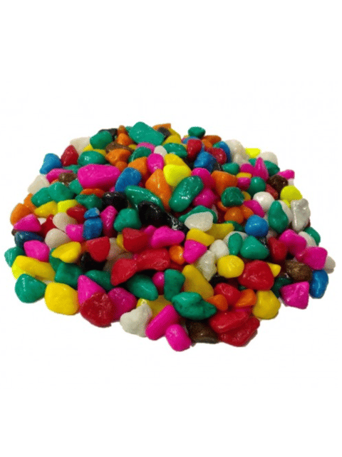 Multicolor 10-30mm Decorative Pebbles - 500 Grams | Perfect for Landscaping & Home Decor