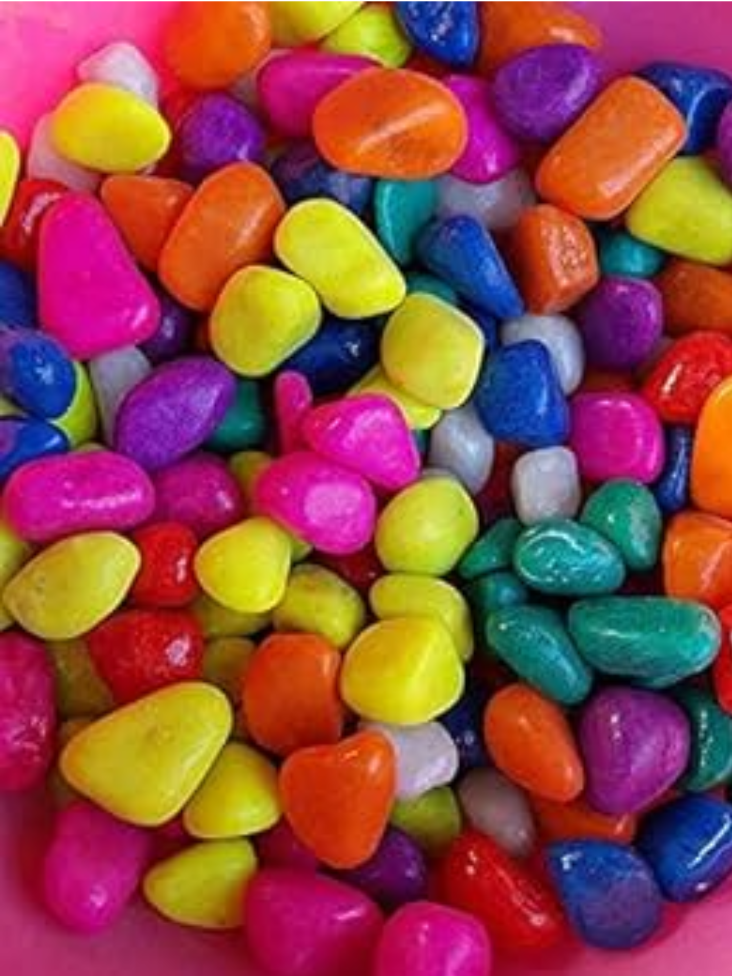 Pastel Multicolor 10-30mm Decorative Pebbles – 500 Grams