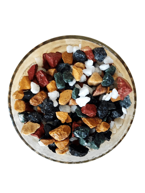 Multicolor Marble Chips Pebbles for Bonsai – 1 kg