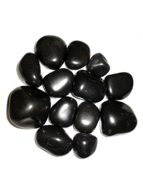 Black Polished Pebbles (20-40 mm) – 1 kg