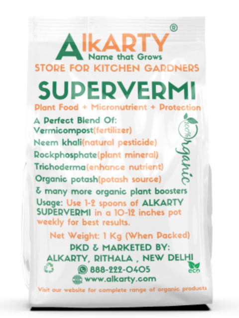 Super VermiCompost - 1 KG | Organic Fertilizer for Rich, Healthy Soil