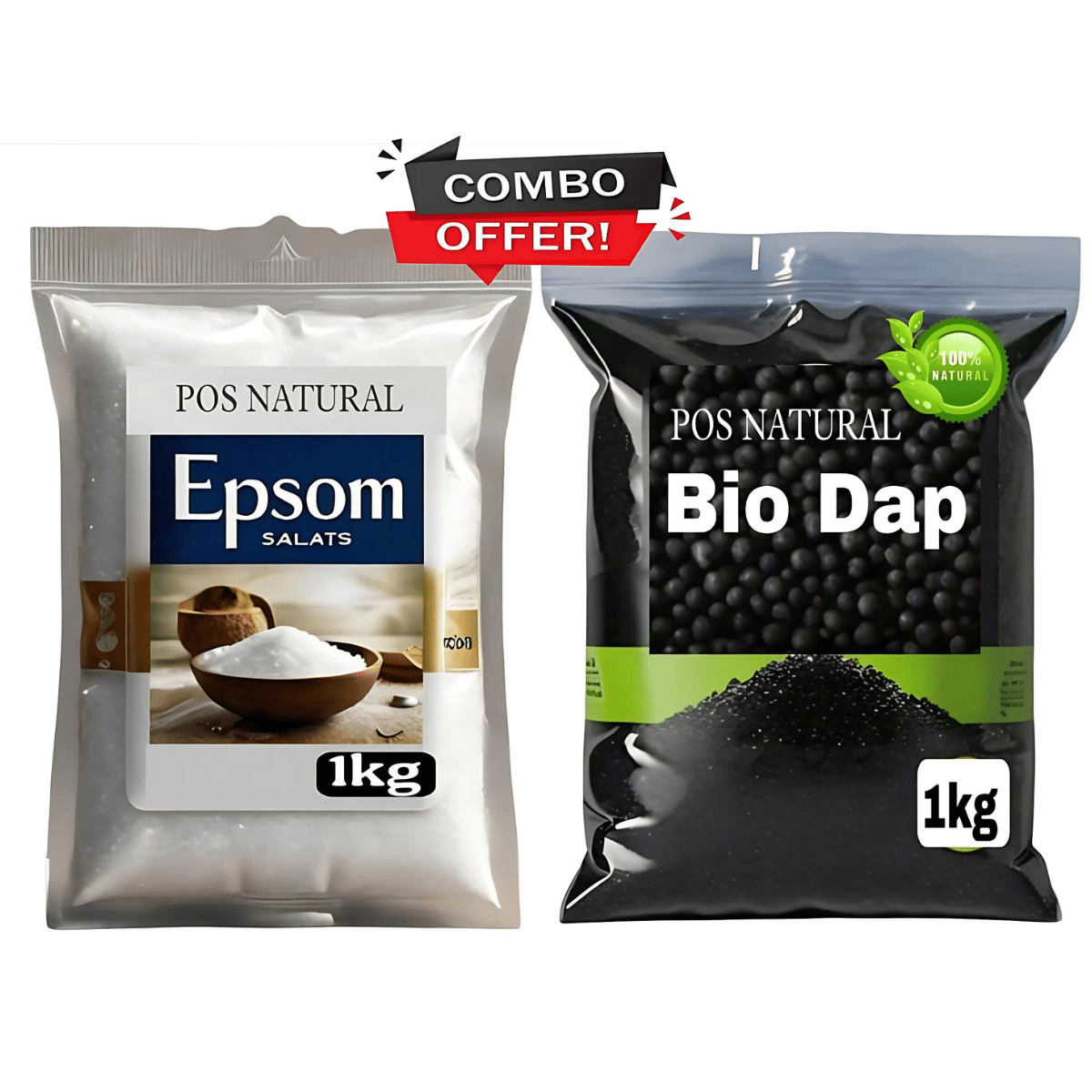 Pos Natural Bio Organic DAP & Epsom Salt - (Each 1KG)