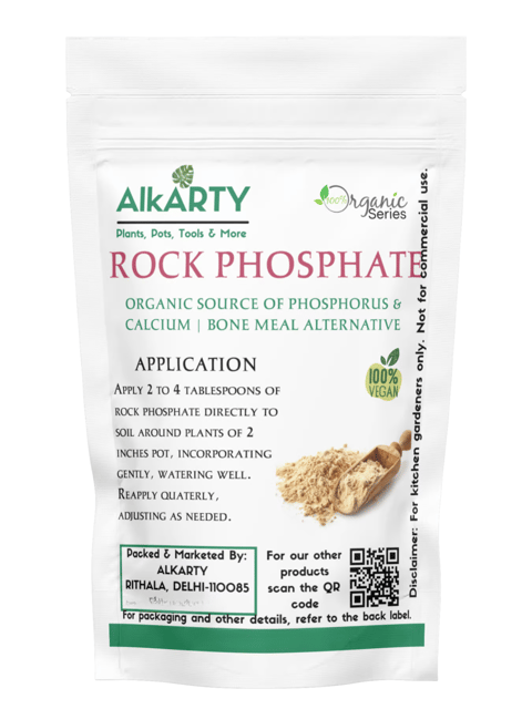 Alkarty Rock Phosphate For Plants Calcium & Phosphorus Needs, Bone Meal Alternative  450 Grams