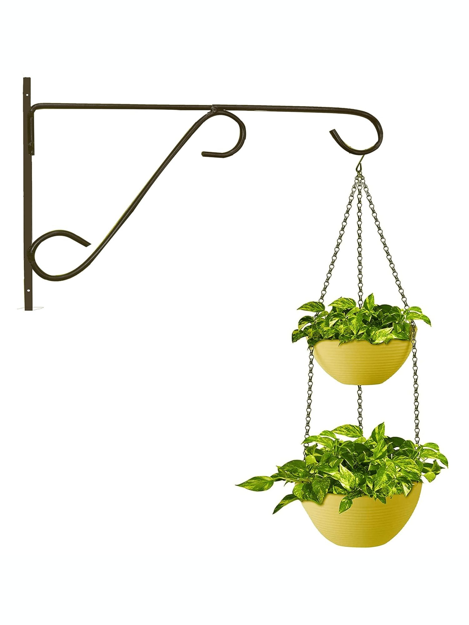 Wall Shelf Brackets Plant Hangers for Hanging Flower Pots | Indoor & Outdoor Use