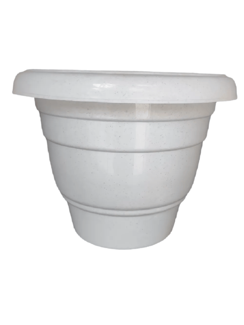 Premium White Garden Pot Planter | Heavy Duty Gamla | SET OF 6